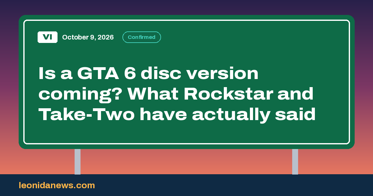 Is a GTA 6 disc version coming? What Rockstar and Take-Two have actually said