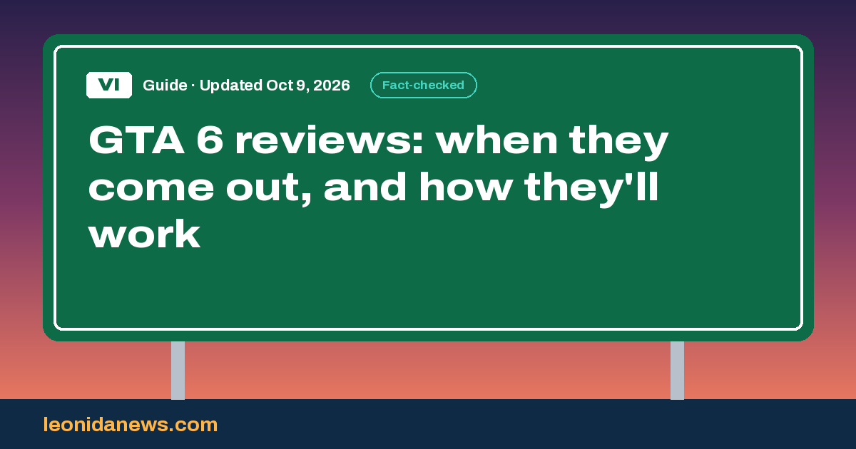 GTA 6 reviews: when they come out, and how they'll work